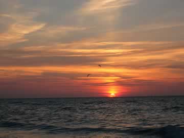zonsondergang