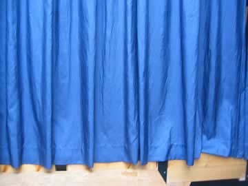 blauw kleed