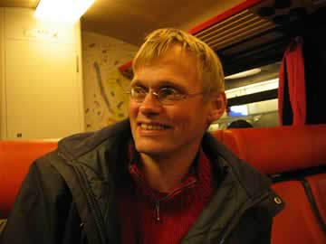 Jan in trein