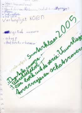 verlanglijstje