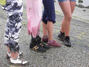 vieze schoenen