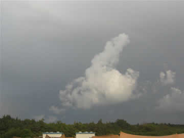 donkere lucht