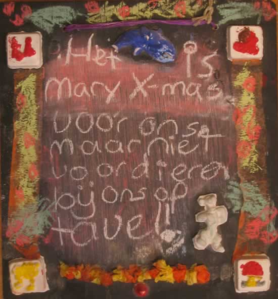 kerstbord