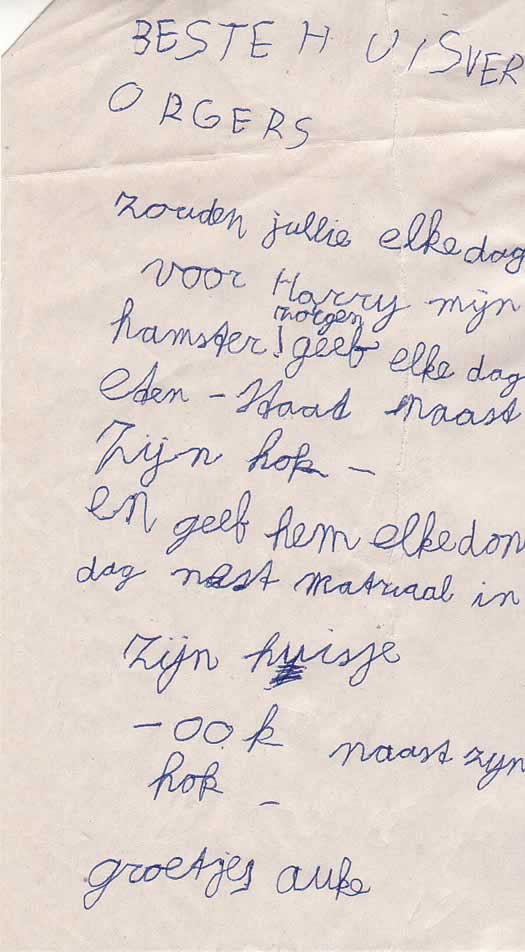 hamsterbrief
