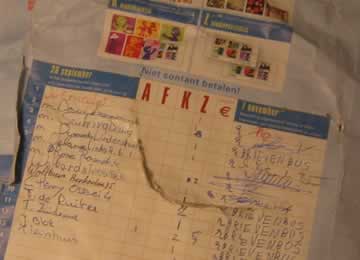 postzegels