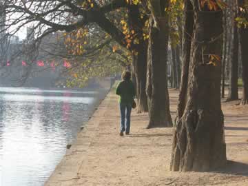langs de hofvijver