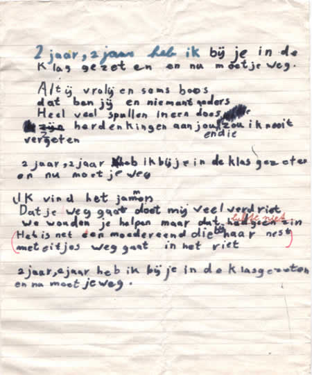 brief Juf Ans